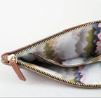 NOB HILL POUCH - BROWN & GOLD