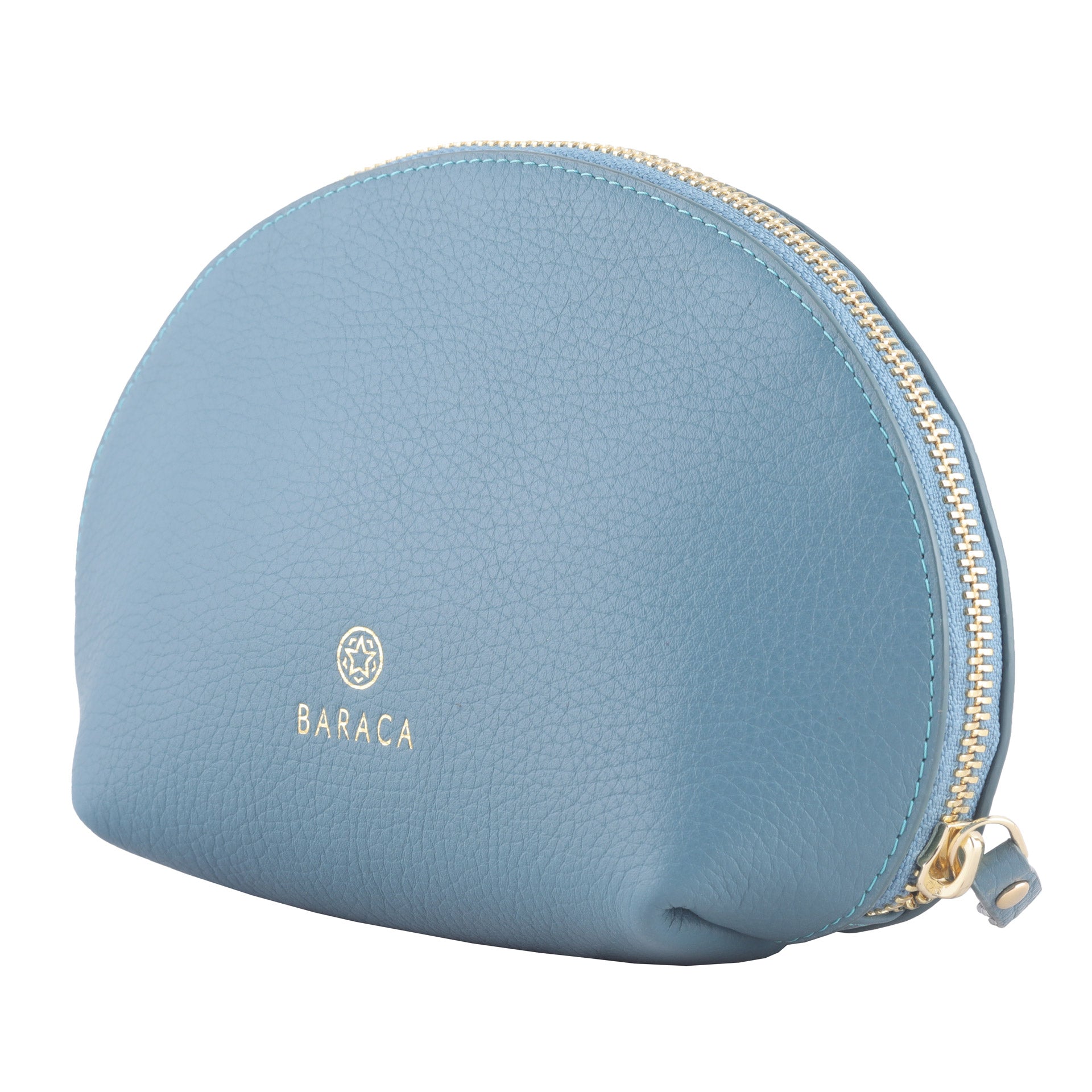 COSMETIC POUCH LARGE - AQUA