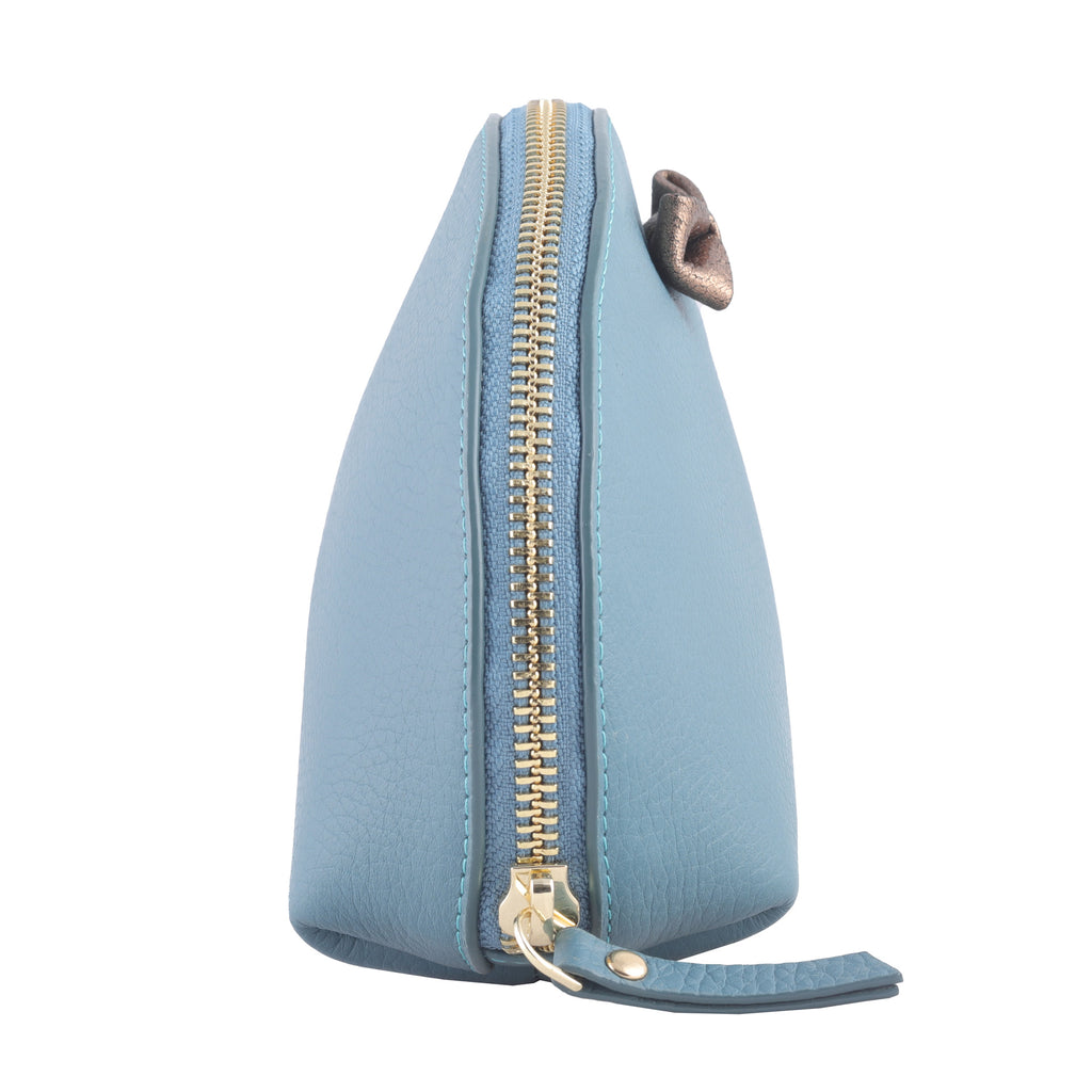 COSMETIC POUCH SMALL - AQUA