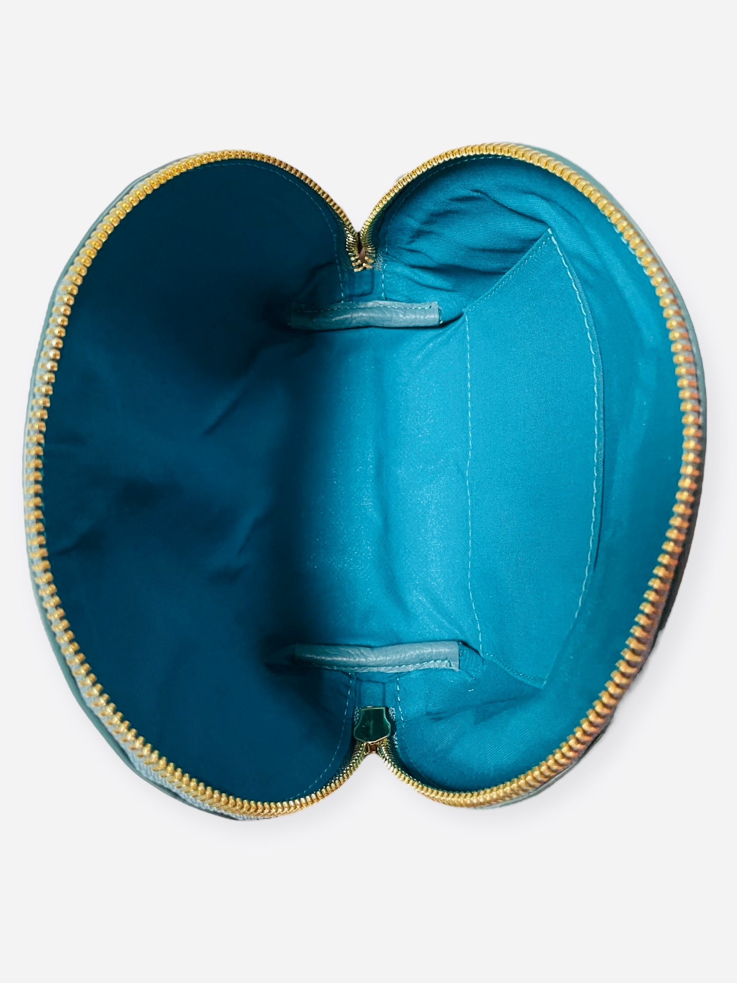 COSMETIC POUCH LARGE - AQUA