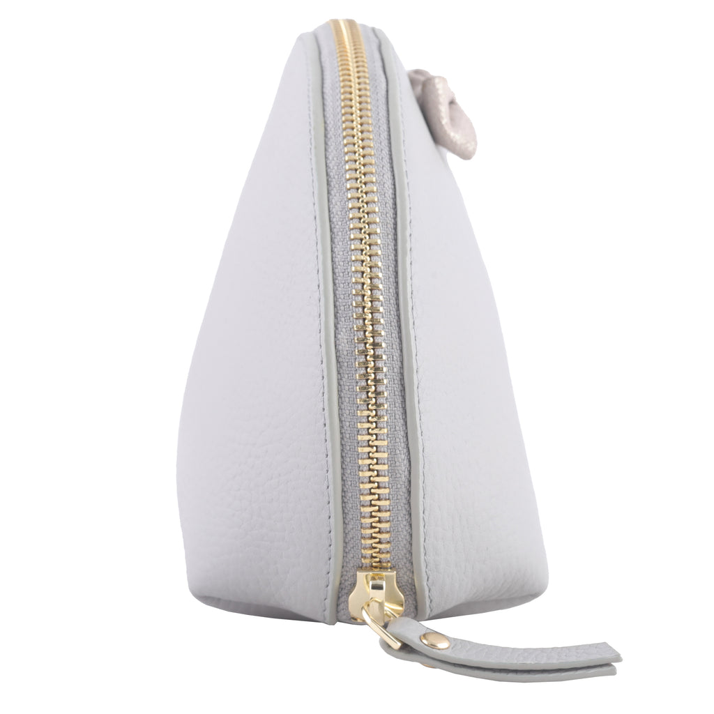 COSMETIC POUCH LARGE - GREY