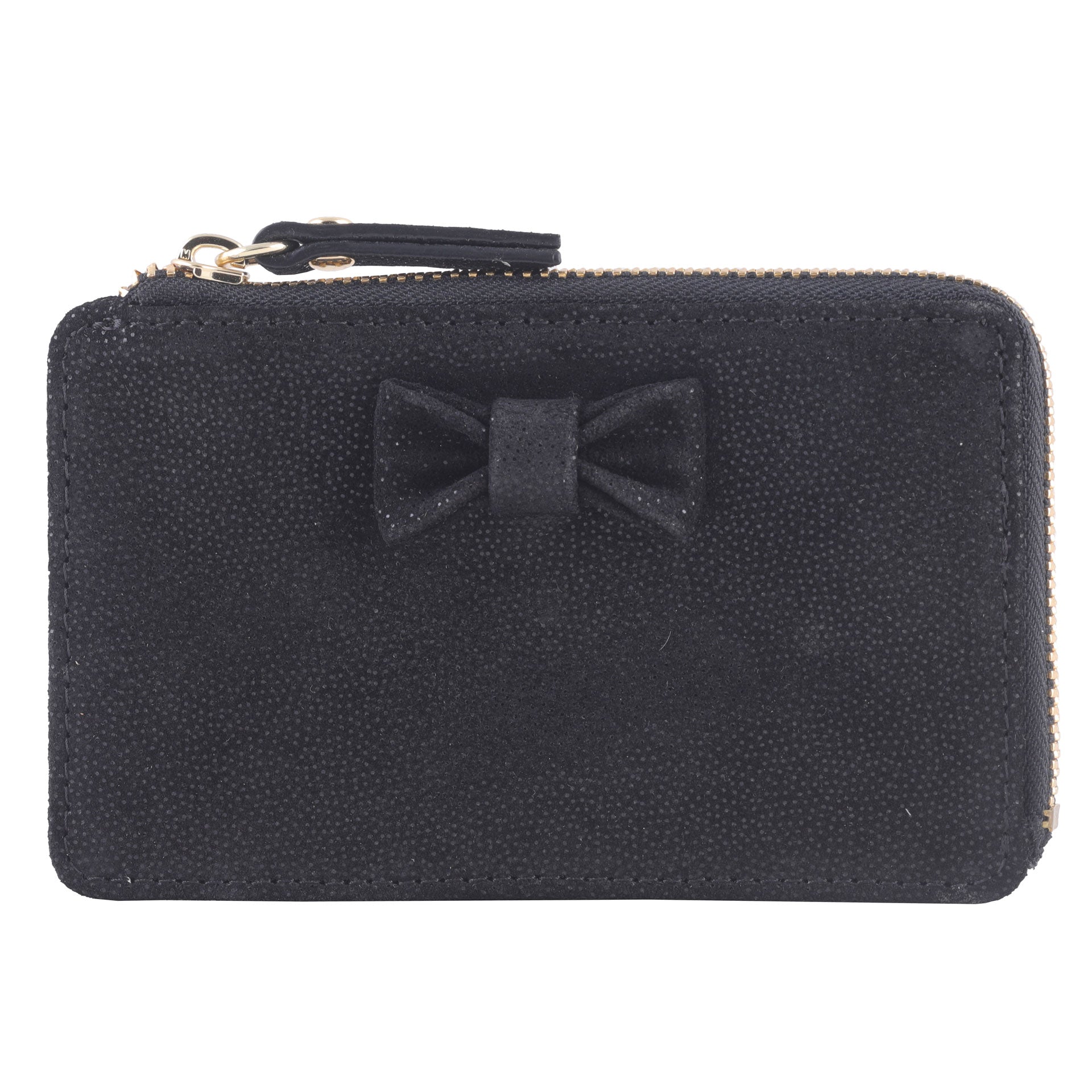 BOW CARD CASE - BLACK