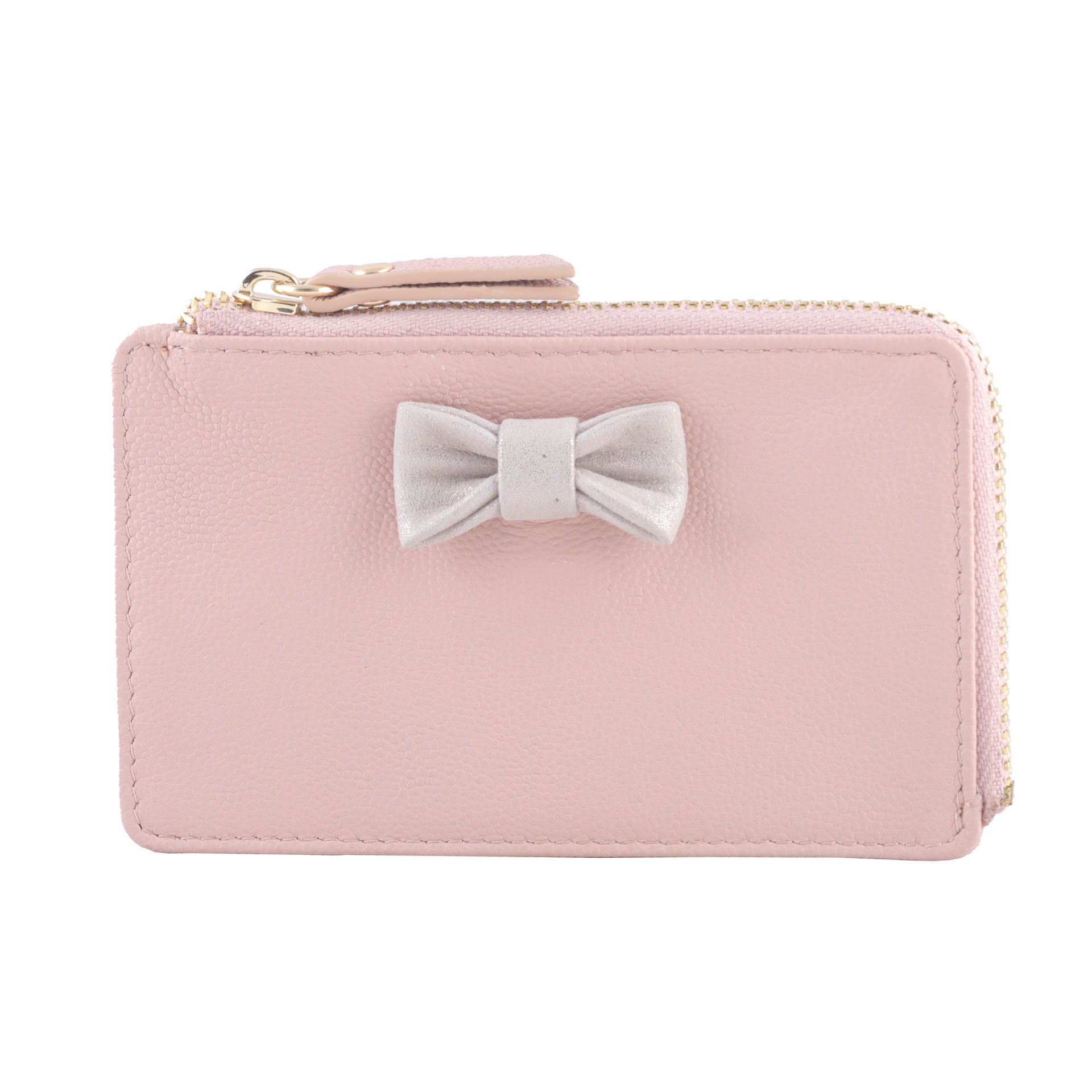 BOW CARD CASE - PINK