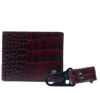 CAIRO - BURGUNDY CROCO