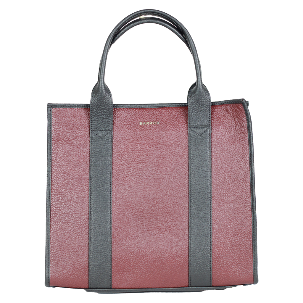 ELARA TOTE - BURGUNDY