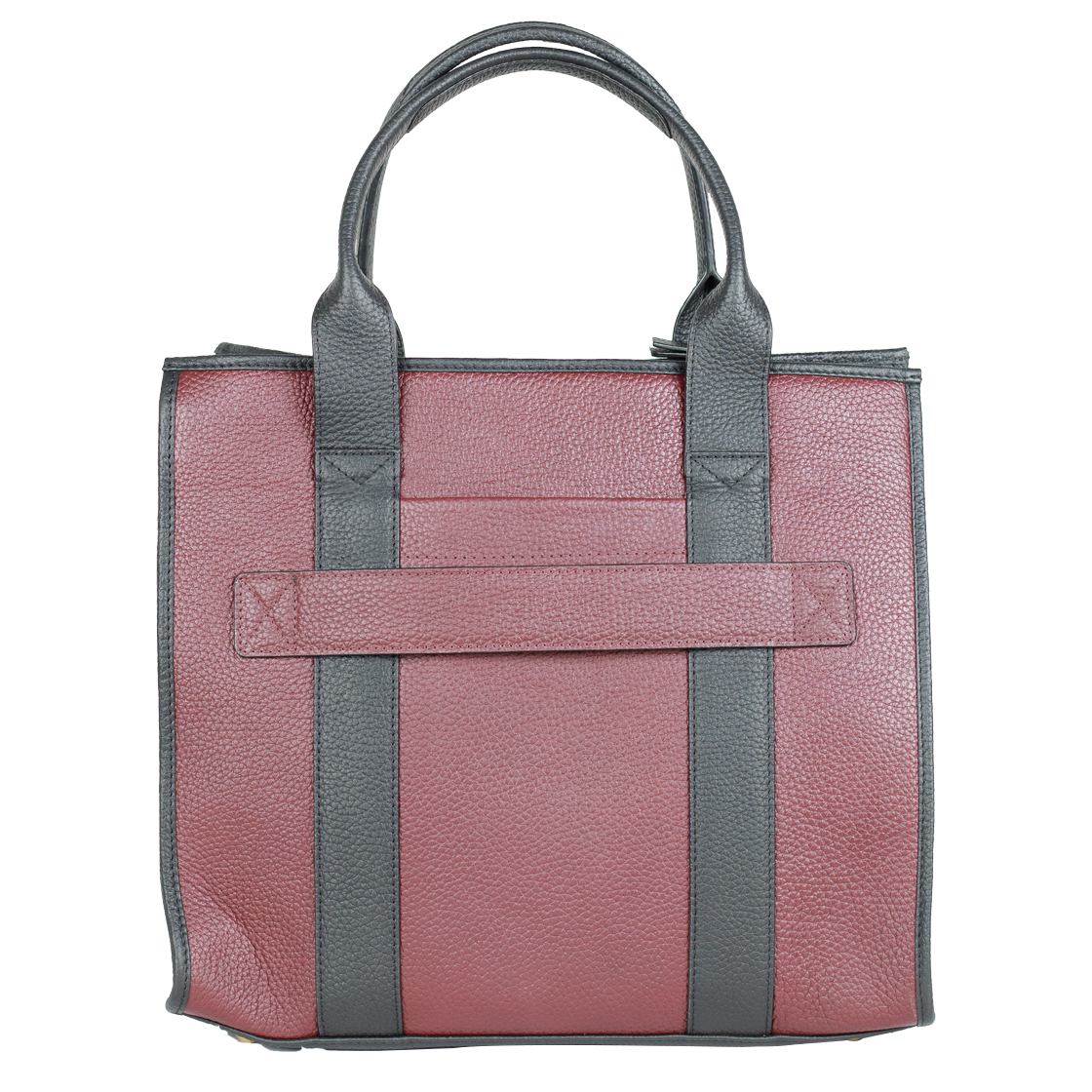 ELARA TOTE - BURGUNDY