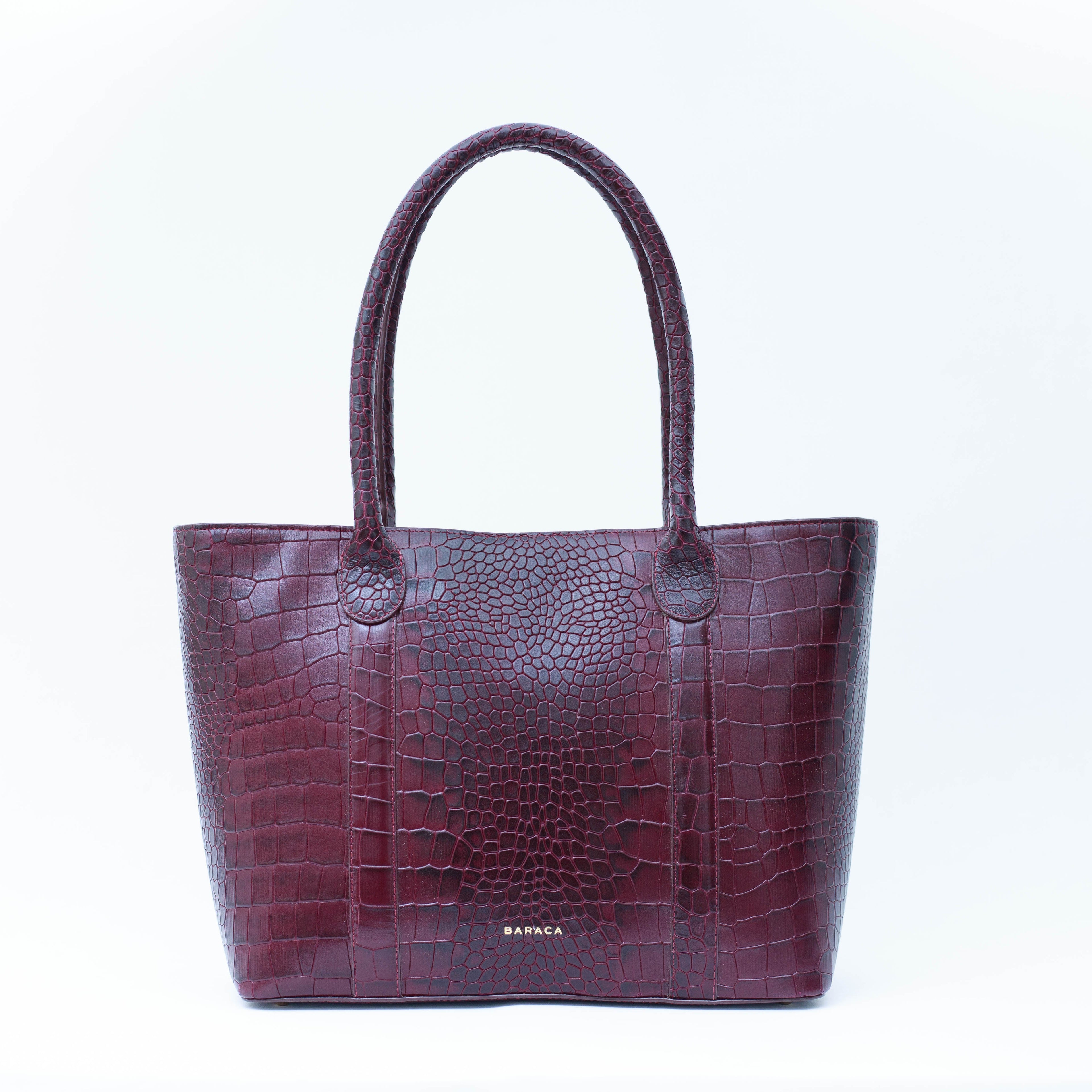 STELLA THE TOTE - BURGUNDY