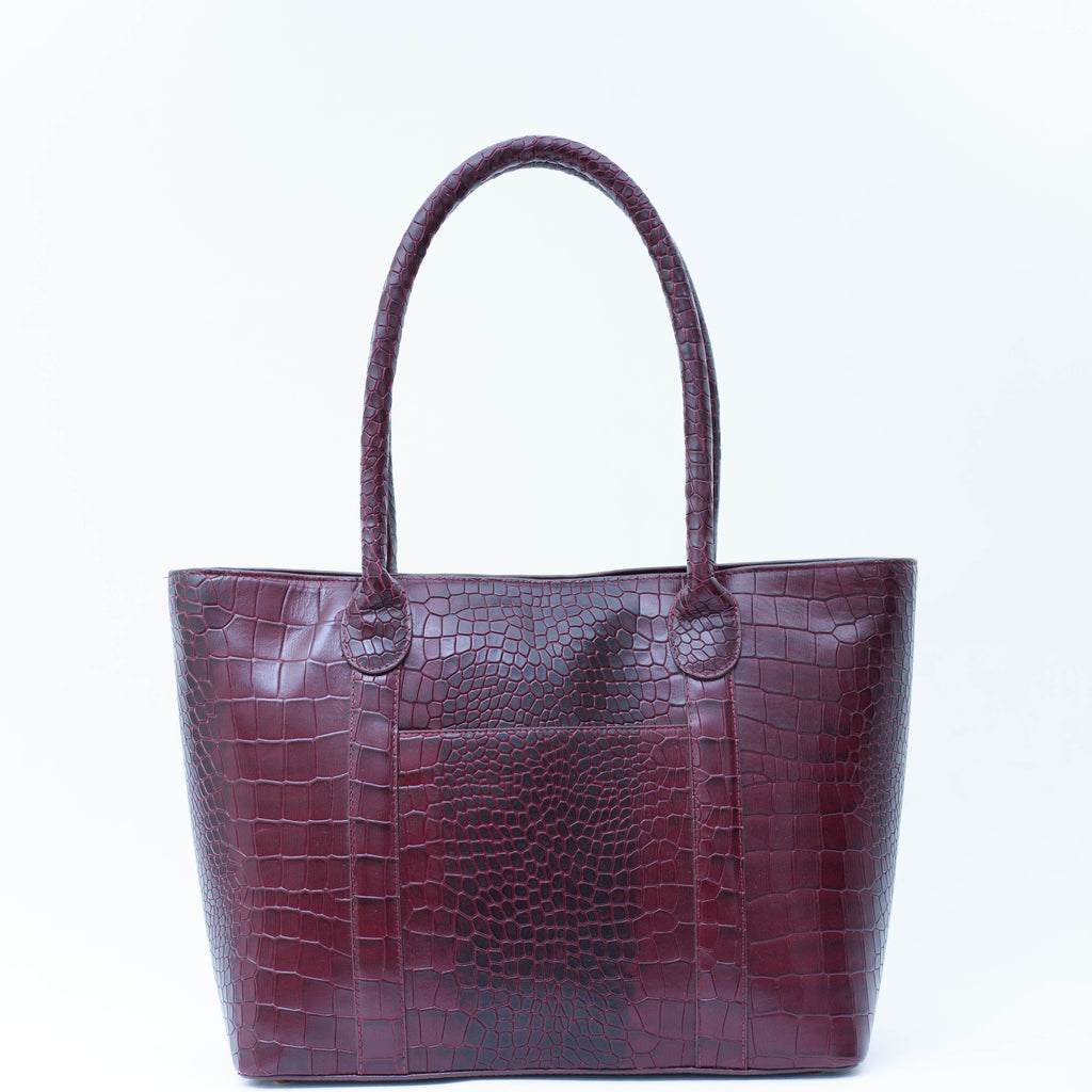 STELLA THE TOTE - BURGUNDY