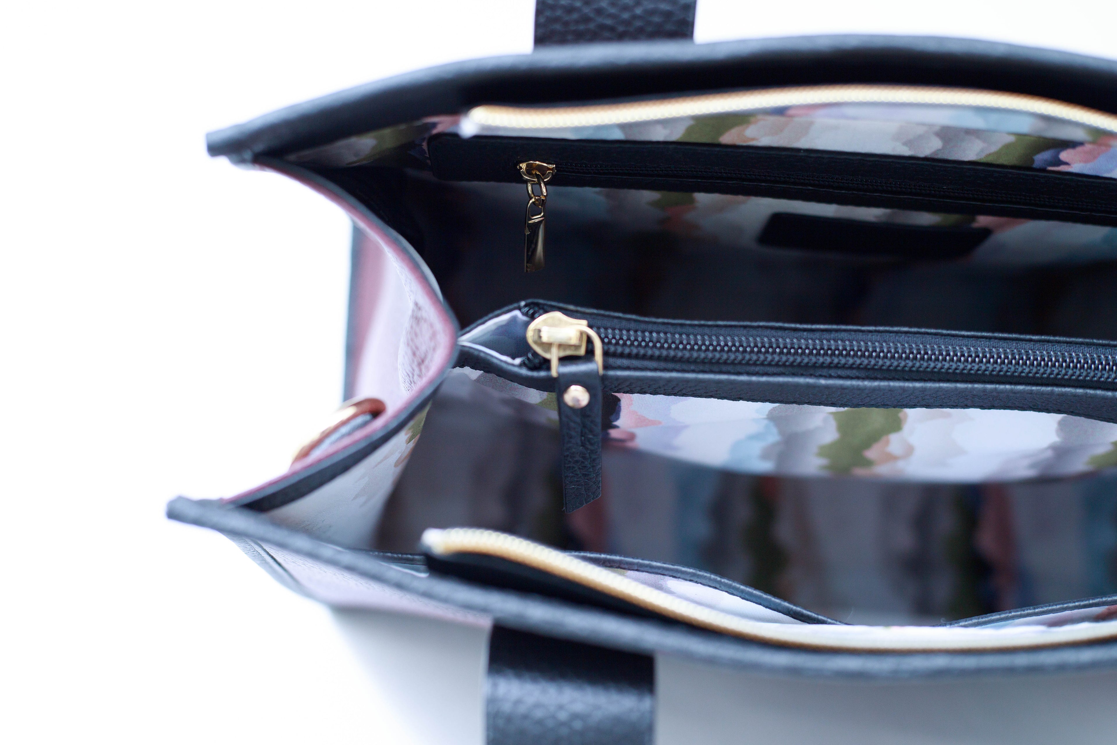 ELARA TOTE - BURGUNDY