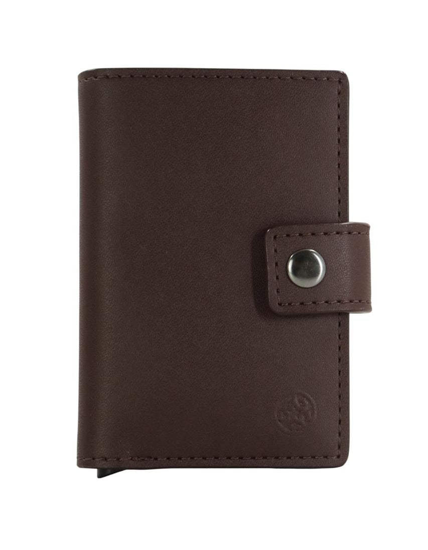 MECHANICAL CARD HOLDER - BURGUNDY